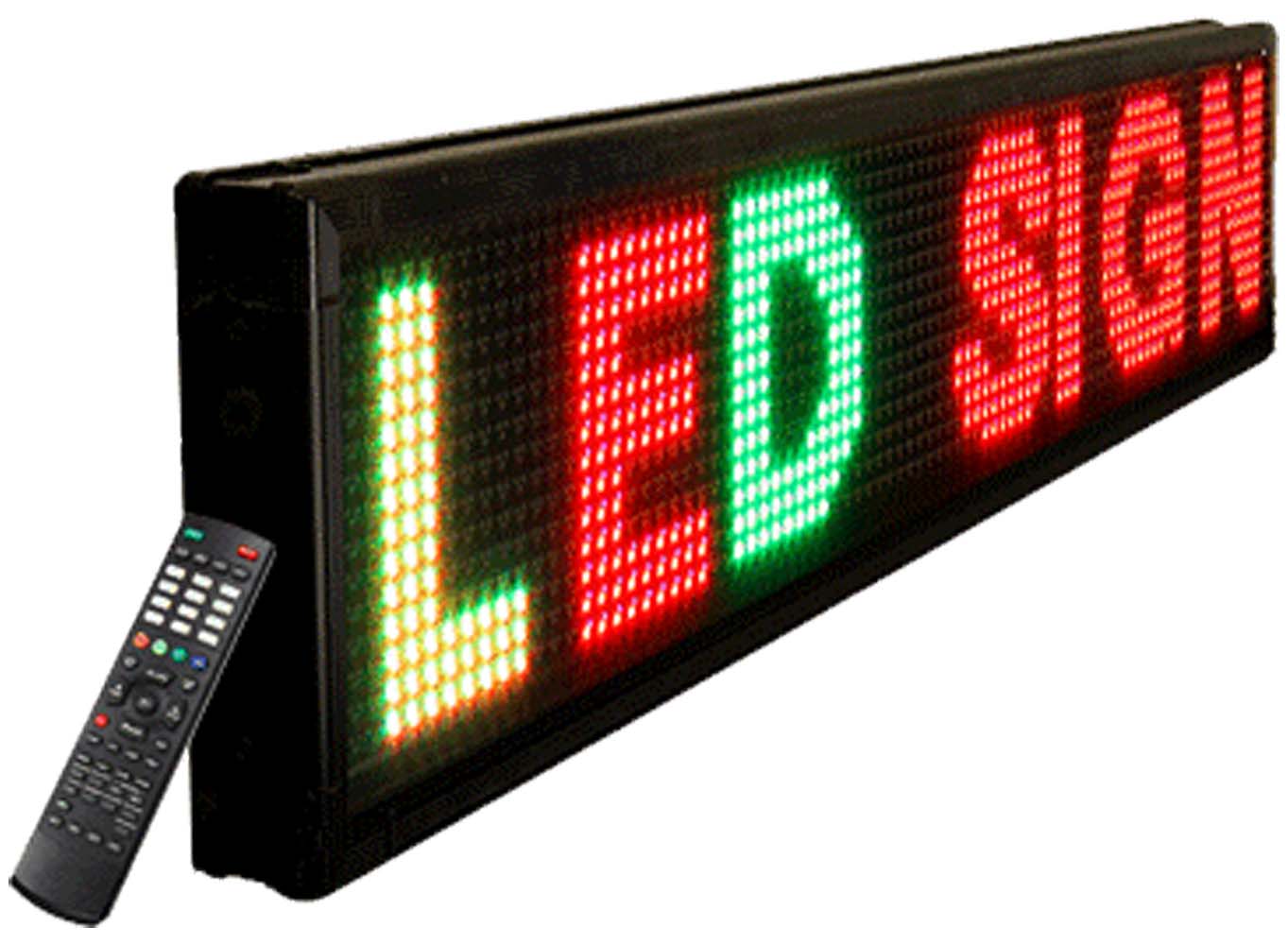 led scrolling text sign